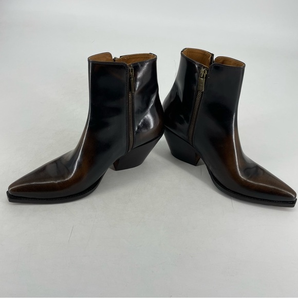 Jo Ghost “Perugia Boots”. Amazing shiny leather ombré ankle boots Italy - Picture 4 of 8